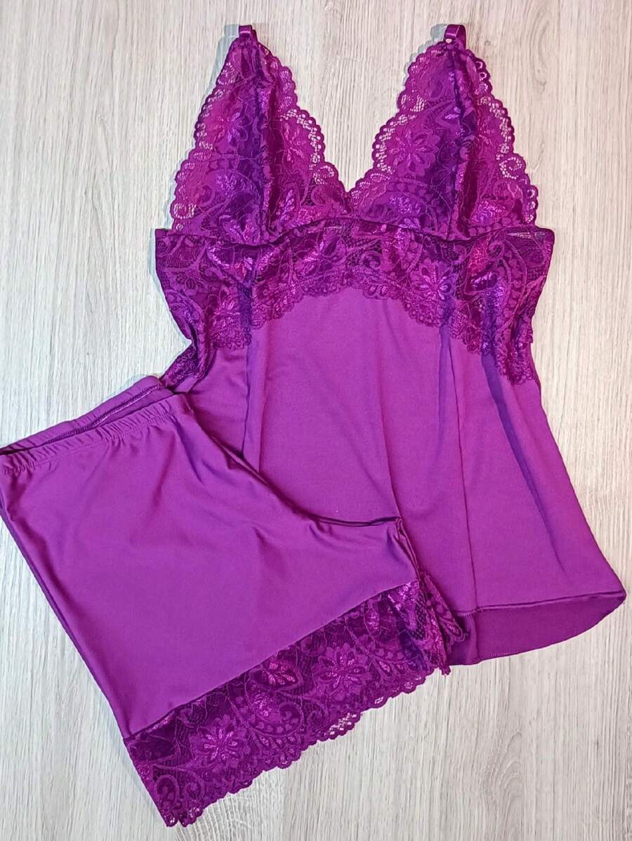 Women Nightgowns & Sleepshirts - Purple - View 1
