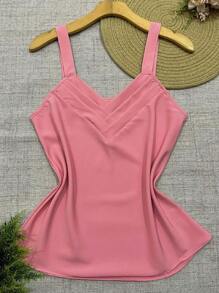 Women Tank Tops & Camis - 粉色 - 查看 1