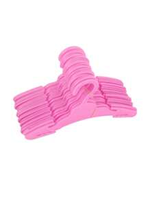 Suitable For 18-Inch American Doll Plastic Hangers, Doll Wardrobe Hangers, Doll Fireplace Hangers, Cute Mini Furniture Decor Accessory Small Hangers (5 Colors Available), Toy Gift For Little Girls & Boys, Birthday & Holiday