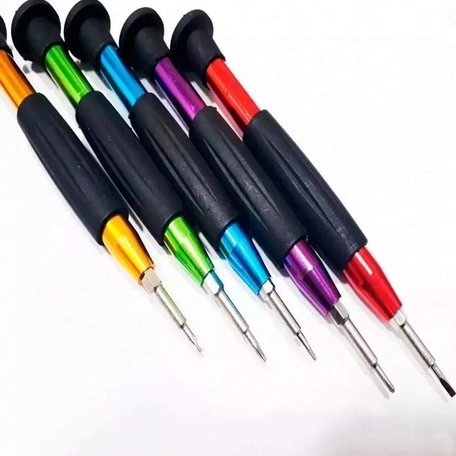 Kit Reparación Desarmadores Celulares Herramienta Tablet Electrónicos 7 pzs, Kit Desarmadores Destornilladores Laptop Celular Electronica - Multicolor - Ver 1
