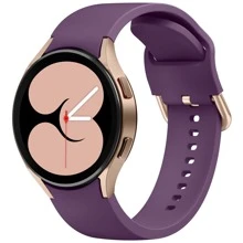 COOLIA 1 包，仅硅胶无缝带，兼容三星 Galaxy Watch 7/FE/6/5/4 表带 40 毫米 44 米/Galaxy Watch 5 Pro 表带 45 毫米/Watch 4 经典表带 42 毫米 46 毫米/Watch 6 经典表带 43 毫米 47 毫米，20 毫米柔软硅胶运动表带，男女皆宜