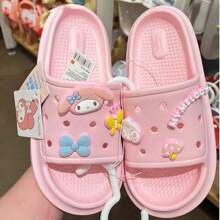 Miniso Sanrio Characters DIY 穿孔拖鞋，简约实用多功能