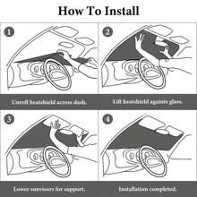 1 Pieza Visera Delantera Del Parabrisas Del Auto Con Dibujo De Ojos Grandes De Caricatura - Multicolor - Ver 8