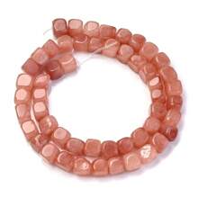 1 Strand 8x8mm Natural Stone Crystal Apatite Tourmaline Aquamarines Morganite Beads For Jewelry Making DIY Bracelet Necklace Accessories