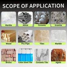 1 个蓝色坚不可摧的圆盘：使用金刚石切割轮在几秒钟内切割所有东西，可对瓷砖、大理石、板岩、 PVC 管和木材进行平滑切割、研磨和倒角！ - 藍色 - 查看 5