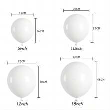 WellParti 氣球拱門套件 白金黑氣球花瓣 淺藍氣球拱門套件 金屬銀色彩帶氣球拱門,性別揭示、生日派對、紀念日派對、婚禮祝福、節日慶祝裝飾用品 - 黑與白 - 查看 7