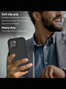 Funda protectora para teléfono a prueba de caídas, golpes y abrasión, de Body completo, resistente, con protección en tres partes compatible con iPhone, Galaxy, HONOR, REDMi, a prueba de agua y resistente a los arañazos