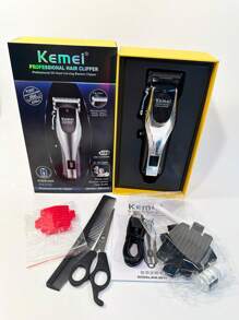 Kemei Kemei Brand Professional Hair Clipper For Men Rechargeable Cordless Usb Haircut Barber Shop Salon Or Home Use Men'S Hair Trimmer Km-2619