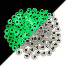 100 cái/gói Acrylic Đèn ngủ Love Chữ cái Hạt , 7mm Hạt Đối với DIY Vòng tay , Dây chuyền , Điện thoại Chuỗi - hạt tình yêu - Xem 12