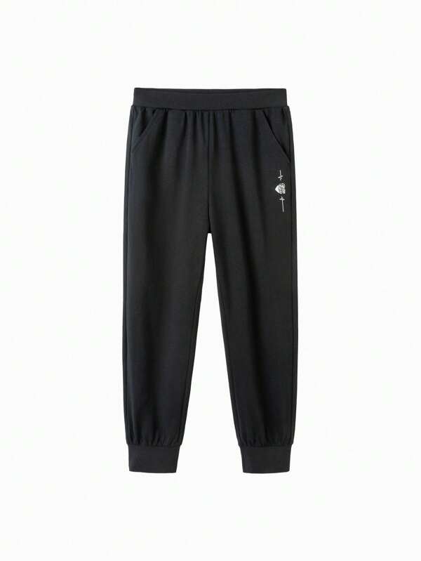 Balabala Teen Girl Pants, 2024 Spring New Collection, Sports Pants, Medium To Girls' Casual Long Pants, Fashionable