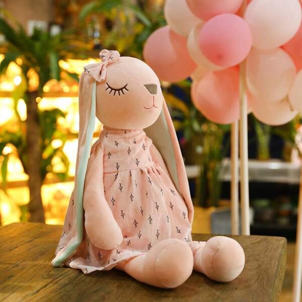 Muñeca de conejo de 35CM/14 pulgadas, muñeca de peluche, muñeca de conejo durmiente, juguete de peluche, muñeca Molly, peluche de conejo, juguete de peluche de conejo, muñeca Jesús