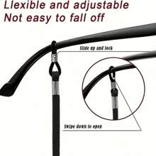 1pc Glasses String Holder Strap Cord-Eyeglass Chain For Boy Girl Glasses Lanyard Holders Around Neck-Sports Eye Glass Straps - Black - View 3