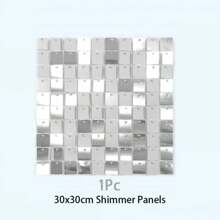 3x6FT Shimmer Wall Backdrop Sequin Panels 18 Packs-Sparkly Backdrop Metallic Tnsel Backdrop,For Bridal Shower Birthday Backdgrounds Advertising Rainbow Silver Ceremony Wedding Parties Panel Engagement Decorations