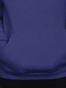 Men Hoodies - Màu xanh hải quân - Xem 2