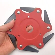 6-Blades Steel Trimmer Head Cutter,Garden Tools, Gardening Tools For Garden