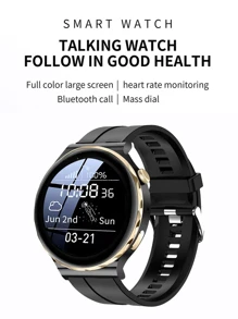 Smartwatch With Function, Waterproof, Full Touch Screen, Call, Phone Capability - Black - View 10