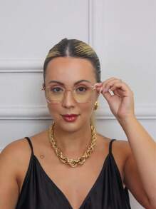 Women Glasses Accessories - 乾枯玫瑰色 - 查看 1