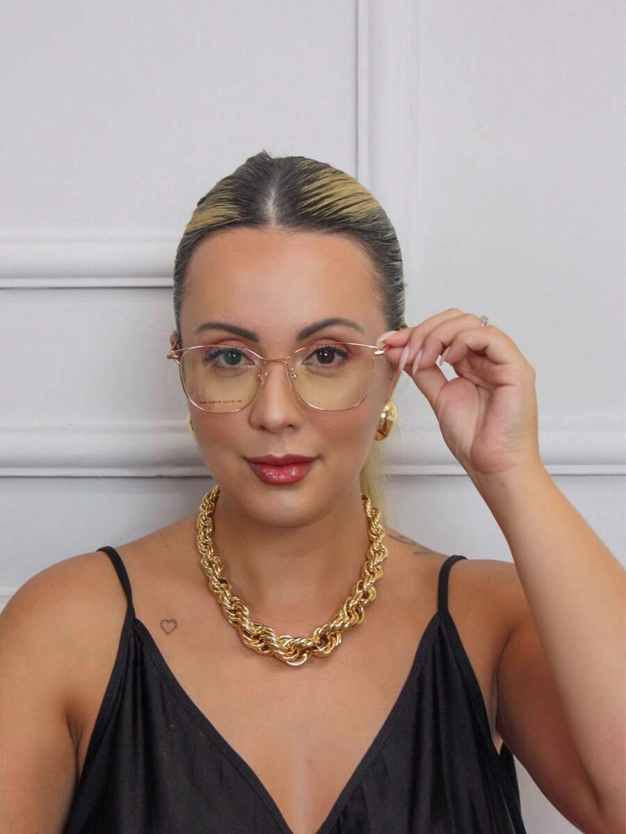 Women Glasses Accessories - 乾枯玫瑰色 - 查看 1
