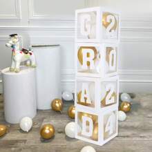 Letras y Números Decorativos - Blanco - Ver 4