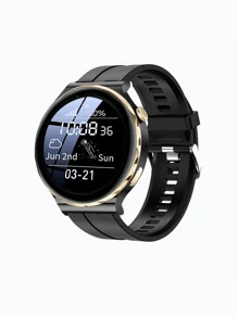 Smartwatch With Function, Waterproof, Full Touch Screen, Call, Phone Capability - Black - View 1