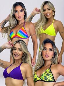 Women Bikini Tops - 彩色 - 查看 6