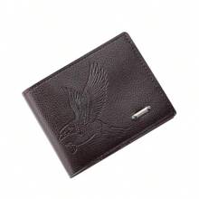 Cartera de hombre nueva Jiangbao con múltiples ranuras para tarjetas, cartera corta de negocios , disponibilidad inmediata para al por mayor - Café integral - Ver 6