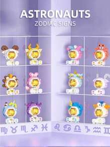 Choose One, Diamond-Shaped Angel Or Devil Mini Building Blocks For Desk, Office, Car, Gift For New Year, Birthday, Valentine's(Delivery In Random) - Multicolor - View 1