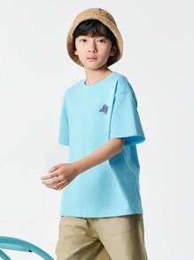 Balabala Camiseta para niños, camiseta de algodón de manga corta para niños, nueva colección, ropa de verano para niñas y niños, niños medianos a grandes