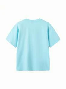 Balabala Camiseta para niños, camiseta de algodón de manga corta para niños, nueva colección, ropa de verano para niñas y niños, niños medianos a grandes