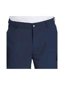 Hombres Shorts bermuda gabardina algodón con bolsillo oblicuo - Azul Marino - Ver 2