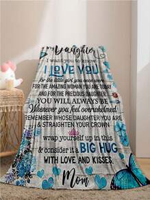 1條超柔軟的法蘭絨毛毯,可個性化設計,適用於沙發、臥室、禮品,高清晰度印刷,法蘭絨毛毯,多種尺寸可選 - 彩色 - 查看 2