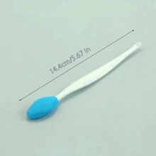 Cepillo de silicona para limpiar los puntos negros de la nariz, cepillo exfoliante de doble cara suave, herramienta de masaje áspera para el cuidado de la piel facial, limpieza facial para hombres y mujeres, incluye bolsa organizadora y almacenamiento