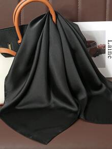 1 Khăn Bandana vuông màu trơn dành cho nữ, Khăn choàng đầu bằng lụa, Khăn tắm biển, Đồ mặc hàng ngày, Lễ hội, Băng đô, Phụ kiện trang trí Khăn rằn, Dây buộc tóc, Băng đô Lý tưởng để tôn lên diện mạo của bạn - Khăn vuông JNC257 - Xem 6