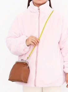 X109 New Rhinestone Strip Design Women's Shoulder Or Crossbody Bag With Multi-Function Phone Case And Chain - Multicolor - View 4