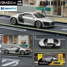 Makeda Réplica de modelo de coche Audi R8 V10 de 7cm, miniatura con licencia oficial para colección de fans de vehículos a escala 1/64 - Multicolor - Ver 5