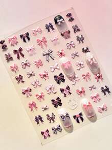 1 Stück 5D Vintage einfache Mini-Perlen-Bandlegierung mit verschiedenen Farben für Nagelkunst-Maniküre-Nagelsticker zum Selbermachen