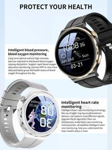 Smartwatch With Function, Waterproof, Full Touch Screen, Call, Phone Capability - Black - View 6