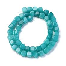 1 Strand 8x8mm Natural Stone Crystal Apatite Tourmaline Aquamarines Morganite Beads For Jewelry Making DIY Bracelet Necklace Accessories