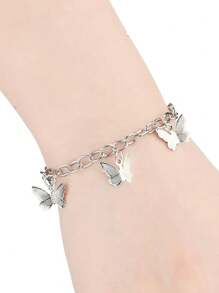 10入組不銹鋼ot型扣環鏈製手鍊,diy首飾製作,女式首飾材料,黃金、銀色和玫瑰金