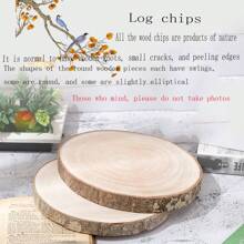 Runde Pappel Holzscheiben für Kindergarten Kunsthandwerk, Tischdekoration und Servieren von Lebensmitteln