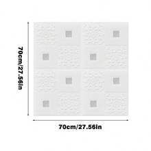 1 Miếng Kích thước lớn 70cm*70cm 3D Âm thanh nổi Mẫu Giấy dán tường , Mềm mại Kết cấu Bọt Tự dính Hình nền , DIY , Phòng ngủ Bối cảnh Tường , Trần nhà , Không thấm nước , Chống bụi , Chống va chạm - Nhiều màu - Xem 16