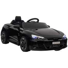 Aosom 12V Kids Electric Ride On Car, Licensed Audi RS E-Tron GT - 黑色 - 查看 4