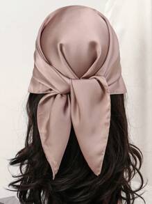 1 Khăn Bandana vuông màu trơn dành cho nữ, Khăn choàng đầu bằng lụa, Khăn tắm biển, Đồ mặc hàng ngày, Lễ hội, Băng đô, Phụ kiện trang trí Khăn rằn, Dây buộc tóc, Băng đô Lý tưởng để tôn lên diện mạo của bạn - Khăn vuông JNC257 - Xem 20