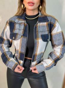 Women Jackets - 藍色 - 查看 3