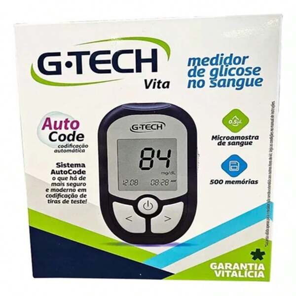 MEDIDOR DE GLICOSE - MEDIR DIABETES - G TECH - VITA