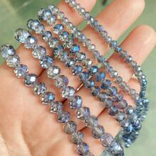 4/6/8mm Tròn Hạt thủy tinh Tương phản Màu sắc Trong suốt Hạt lỏng lẻo Đối với Của phụ nữ Vòng tay Dây chuyền Phụ kiện trang sức - Nhiều màu - Xem 17