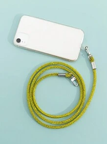 X109 New Rhinestone Strip Design Women's Shoulder Or Crossbody Bag With Multi-Function Phone Case And Chain - Multicolor - View 3