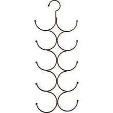 1入創意領帶收納多功能家用魔術衣架，節省空間圍巾&領帶&皮帶架，衣櫥收納工具多層衣架 - 白色 - 查看 6