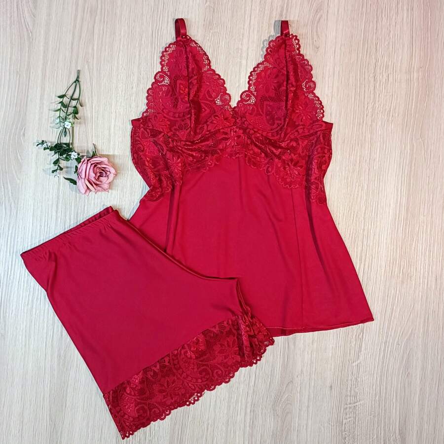 Women Nightgowns & Sleepshirts - 紅色 - 查看 1