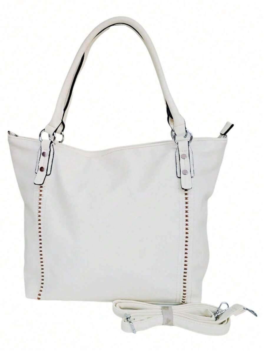 Women Tote Bags - White - View 1